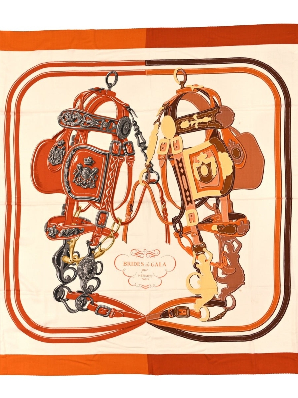 Hermes Brides de Gala 140 scarf shawl